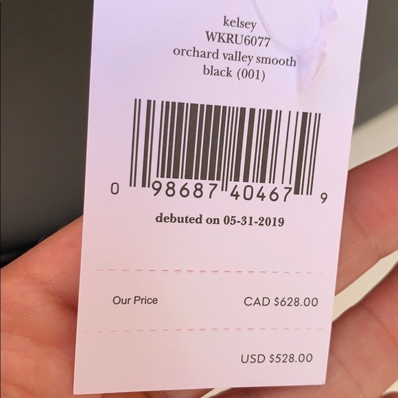 NWT Kate Spade Leather Bag Black Kelsey Orchard - Picture 8 of 11